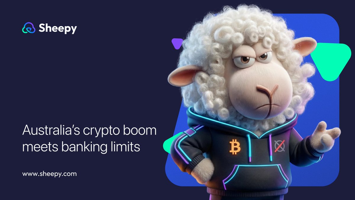 Sheepy_crypto's tweet photo. 🇦🇺 Australia’s crypto boom meets banking limits.
More users are paying with crypto, but banks are tightening restrictions on transfers. Adoption is growing - access is getting harder.

This tension is shaping the future of crypto payments.

#CryptoPayments #Sheepy #Fintech https://t.co/GfqtjKbLGD