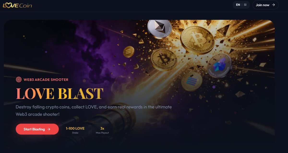 LOVECoin12's tweet photo. Hey #LOVECommunity! ✨
Ready to blast off into some fun & earn? 🚀 Our new LOVE Blast game is LIVE! Challenge yourself, climb the leaderboards, and rack up some $LOVE rewards.
Play now: https://t.co/EPqeihVWpH
Let's see those high scores! 👇
#LOVE #CryptoGaming #PlayToEarn #Stellar
