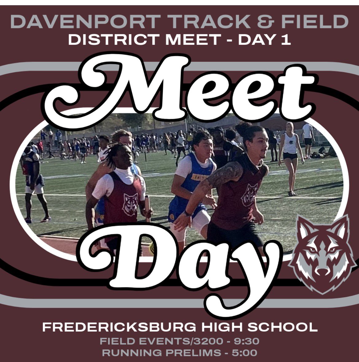 DavenportTrack's tweet image. District day 1. #TrackIsFun #BTP