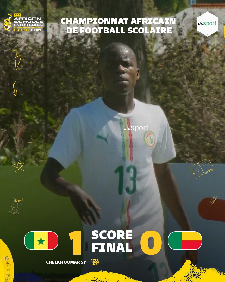 wiwsport's tweet image. 🚨 VICTOIRE DU SÉNÉGAL ! 🇸🇳
Les Lionceaux battent le Bénin (1-0) pour leur entrée au Championnat d’Afrique Scolaire 2026

#wiwsport #Football