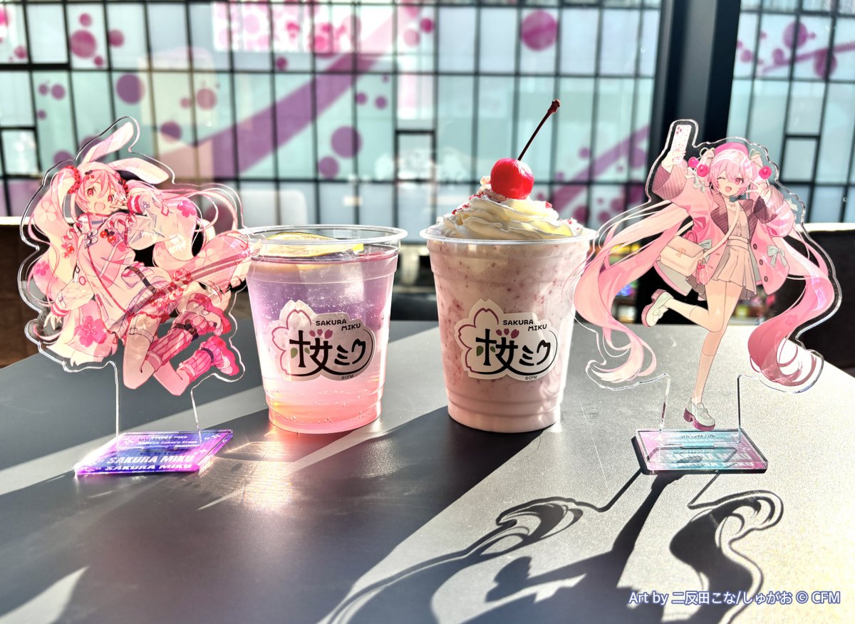 🌸 #桜ミク × #ShibuyaSakuraStage 🌸／ 📢コラボメニュー販売中！ 桜