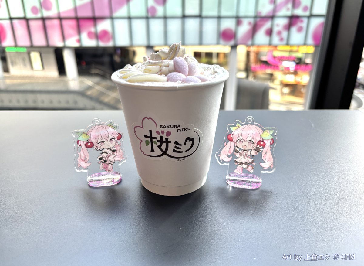 🌸 #桜ミク × #ShibuyaSakuraStage 🌸／ 📢コラボメニュー販売中！ 桜