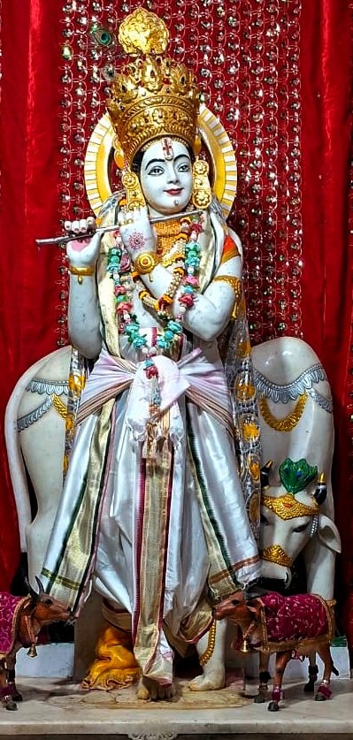 श्री गीतामंदिर (गोलोकधाम), प्रभासक्षेत्र - गुजरात (सौराष्ट्र)
दिनांक: 06 अप्रैल 2026, चैत्र कृष्ण चतुर्थी युक्त पंचमी - सोमवार
सायं श्रुंगार
04268522

भगवान कृष्ण एवं बलदाऊ के देहोत्सर्ग तीर्थ पहुंचने के लिए लोकेशन लिंक:🛕📍maps.app.goo.gl/xBvEmoWiG3aB1Z…