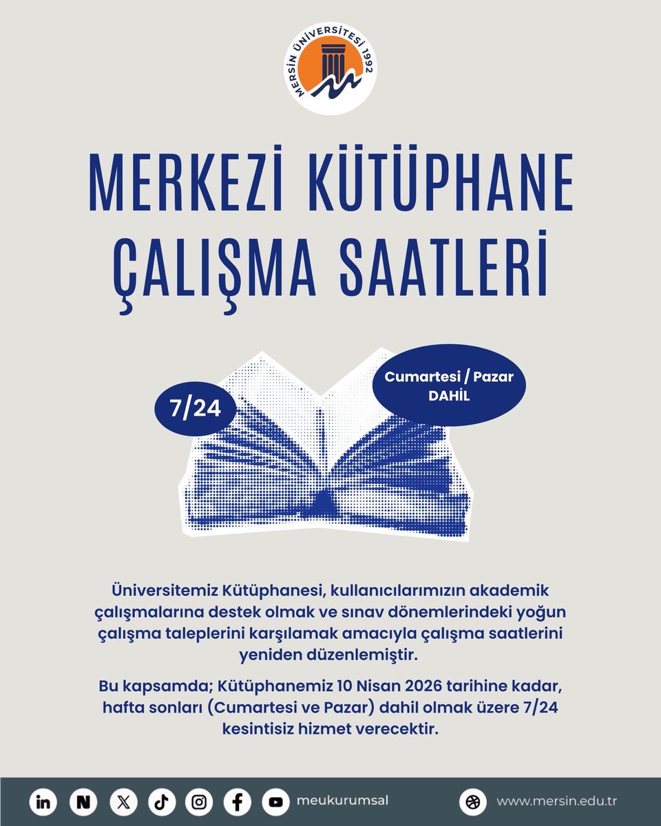 Mersin Üniversitesi tweet media