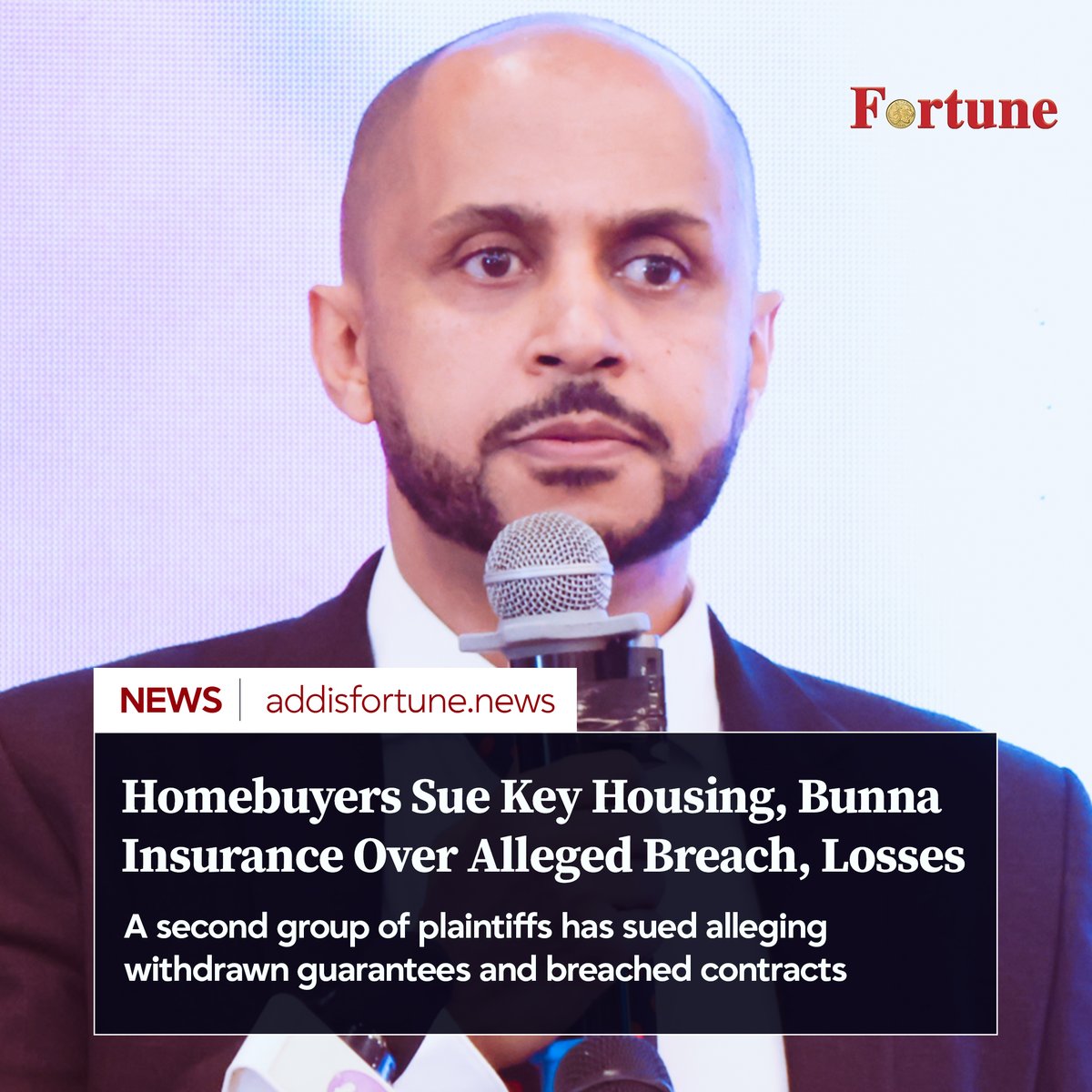 addis_fortune's tweet image. A second group of 32 homebuyers has filed a case against Key Housing Finance Solutions and Bunna Insurance in the Qirqos Division of the Federal First Instance Court. #Lagal #Battle #Mortgage #Insurance #Ethiopia

Read more - shorturl.at/firD1