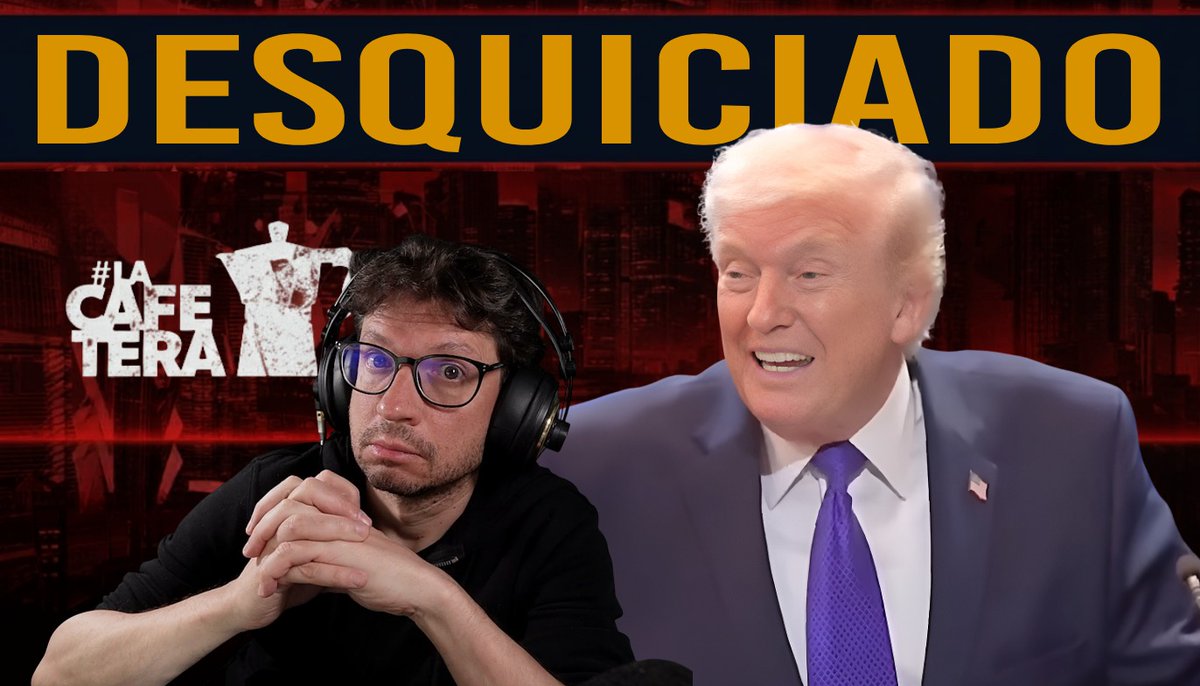 radiocablecom's tweet photo. Trump desquiciado con Irán: "Abrid el estrecho, locos cabrones" | Podcast La Cafetera

 🔴 YA ONLINE EL PODCAST LA CAFETERA  🔴

Spotify con vídeo 👉 https://t.co/E6tBstlnUm

Youtube 👉 https://t.co/h3oflVLndC https://t.co/8fm4e3w799