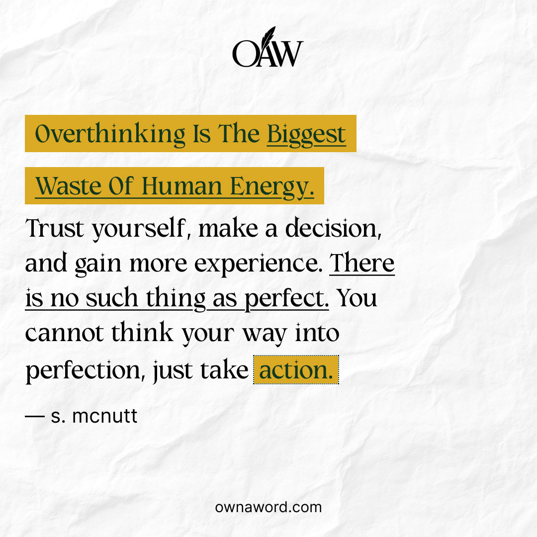 ownaword_'s tweet photo. Perfection is a myth; action is a legacy. 🏛️
Stop overthinking and own your word: https://t.co/wrsRNA0eNx
#ownaword #mindset #action #USA https://t.co/lW8LSBBvXf