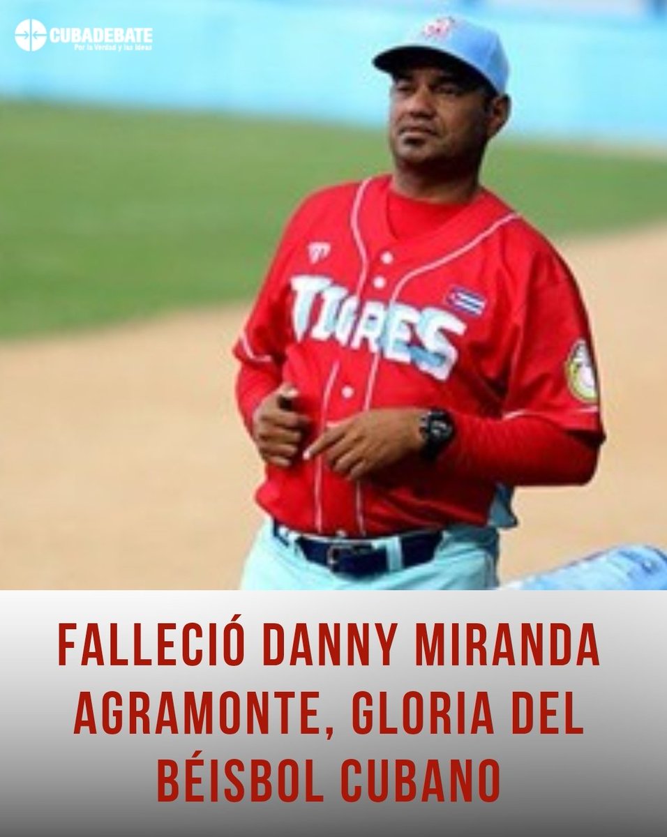 ⚾🖤 🐯 Miranda Agramonte, de 47 años de edad,fue el manager que llevó a Ciego de Ávila al título en la Tercera Liga Élite de Béisbol, así como al equipo Cuba sub 23 años a la clasificación para el venidero Mundial.

🔗 share.google/YC9zvTl5yodAgZ…