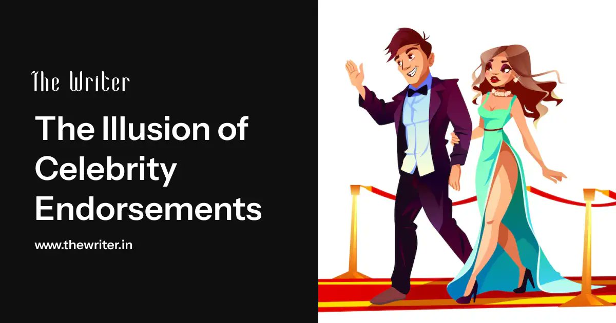 thewriternews's tweet image. Cricket Player, who is extremely careful about his health and fitness, might be seen endorsing chips. Similarly, Some actor might be seen endorsing pan masala when they are otherwise health enthusiasts.
thewriter.in/the-illusion-o…
#thewriter