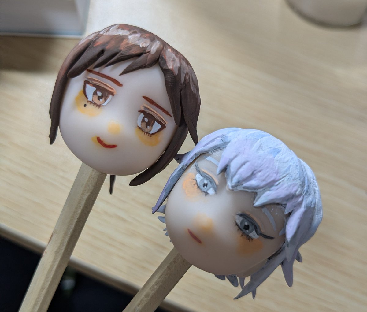 怪奇研の二人をまた錬成してる