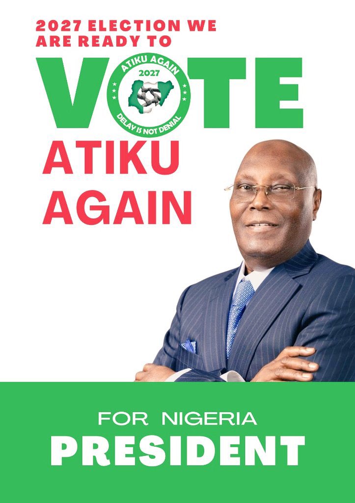Atikuagain27's tweet photo. ATIKU AGAIN 2027
ATIKU AGAIN 2027
ATIKU AGAIN 2027
ATIKU AGAIN 2027
ATIKU AGAIN 2027
ATIKU AGAIN 2027
ATIKU AGAIN 2027
ATIKU AGAIN 2027
ATIKU AGAIN 2027
ATIKU AGAIN 2027
ATIKU AGAIN 2027
ATIKU AGAIN 2027
ATIKU AGAIN 2027

We are ready to vote @atiku AGAIN FOR PRESIDENT 2027. https://t.co/nFqIB22G85