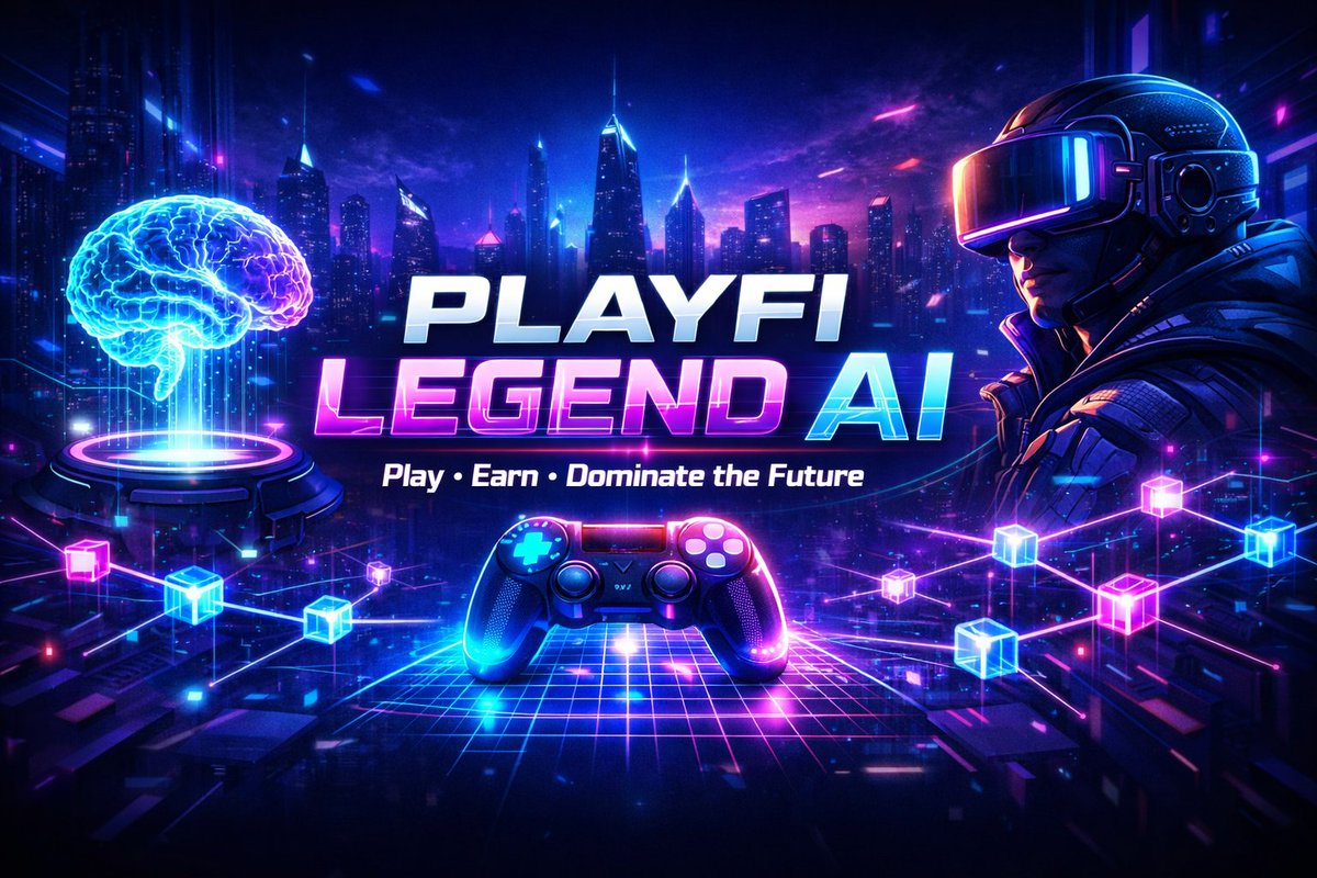 🚀 The future of gaming is HERE!

🎮 PlayFi Legend AI combines:
⚡ Artificial Intelligence
💰 Play-to-Earn
🌐 Web3 Technology

This is not just a game —
It's a REVOLUTION.

Are you ready to become a LEGEND? 👑

#PlayFiLegend #AI #Web3Gaming #P2E #Crypto2026