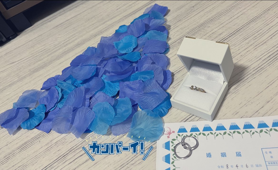 anktoaxes's tweet photo. 4月6日、乃木坂46のおかげで9年付き合った方と結婚しました。
昨日のミーグリでサイリウムカラーの届にしたよってこともゆんちゃんに報告して喜んでくれた💚💙
何があっても、初心を忘れず推しを軸にした奇想天外な毎日にしてみせる✨
“この度は、こんな推し活優先の私を選んでくれてどうもありがとう“ https://t.co/KPPG0rm5Fa