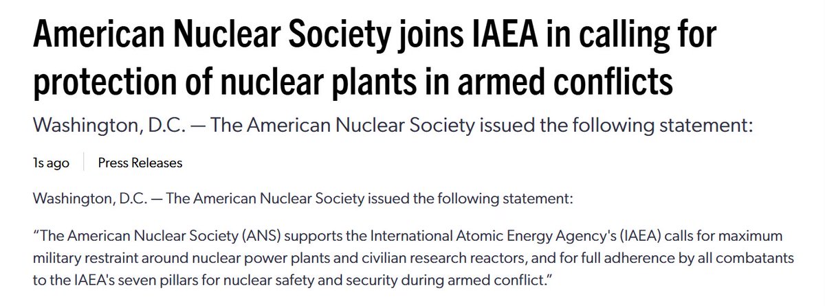 American Nuclear Society tweet media