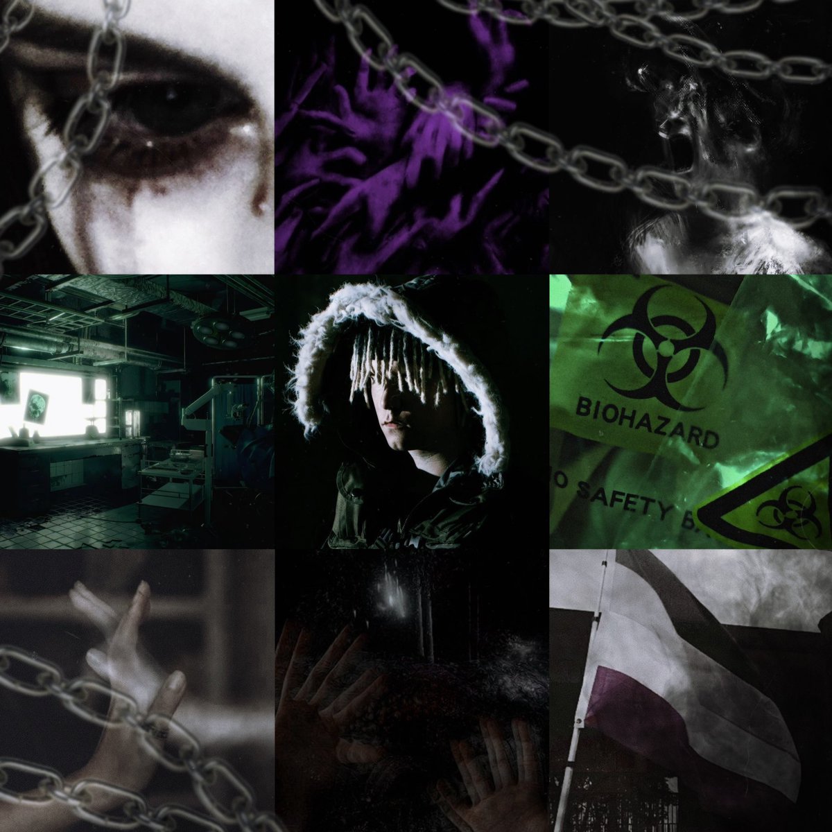 Misscryper's tweet photo. Made Quackity and Multi moodboards for my fanfiction instead of actually finishing writing it help #qsmp2 
#naukosick https://t.co/fysONokiCT