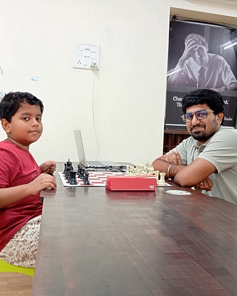 madraschess's tweet photo. We are proud to share the journey of our 8-year-old student Ranajay from Kolkata, who began as an Advanced Beginner and achieved the milestone of opening his FIDE rating in just 32 classes under the expert guidance of Coach Harsendra.
#MSC #ChessTraining #ChessCamp #ChessAcademy https://t.co/7GKONy5m0P
