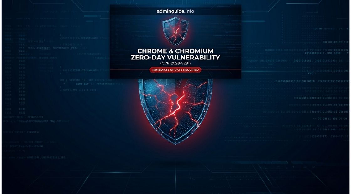 AdmGuide's tweet photo. KRİTİK GÜVENLİK UYARISI
Google, yeni bir "Sıfır-Gün" (Zero-Day) zafiyetini doğruladı. CVE-2026-5281 kodlu bu açık, tarayıcı korumasını aşabiliyor.

Etkilenenler: Chrome, Edge, Opera ve Chromium tabanlı tarayıcılar. 

https://t.co/eMcmHor075

#CyberSecurity #ZeroDay #CVE20265281 https://t.co/xJ9k6V7jYj