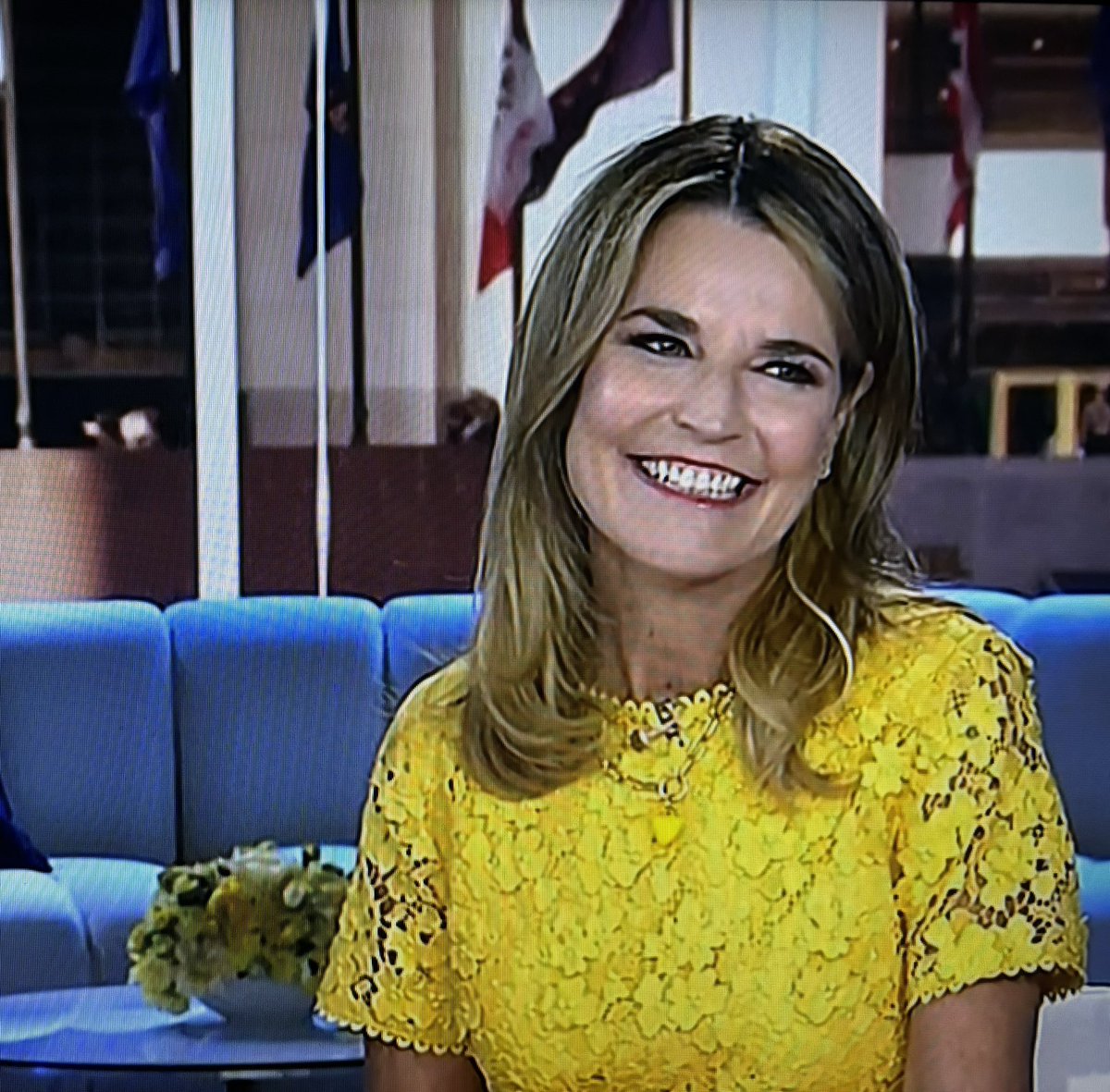 I’m SO happy for <a href="/SavannahGuthrie/">Savannah Guthrie</a> making her return to <a href="/TODAYshow/">TODAY</a> 🙏🏻 This is NOT easy for her, &amp; she’s hanging on by a thread, but she’s doing it &amp; looking wonderful in her yellow dress! Wishing her all the best as she tries to regain some much needed normalcy! 💛

#NancyGuthrie