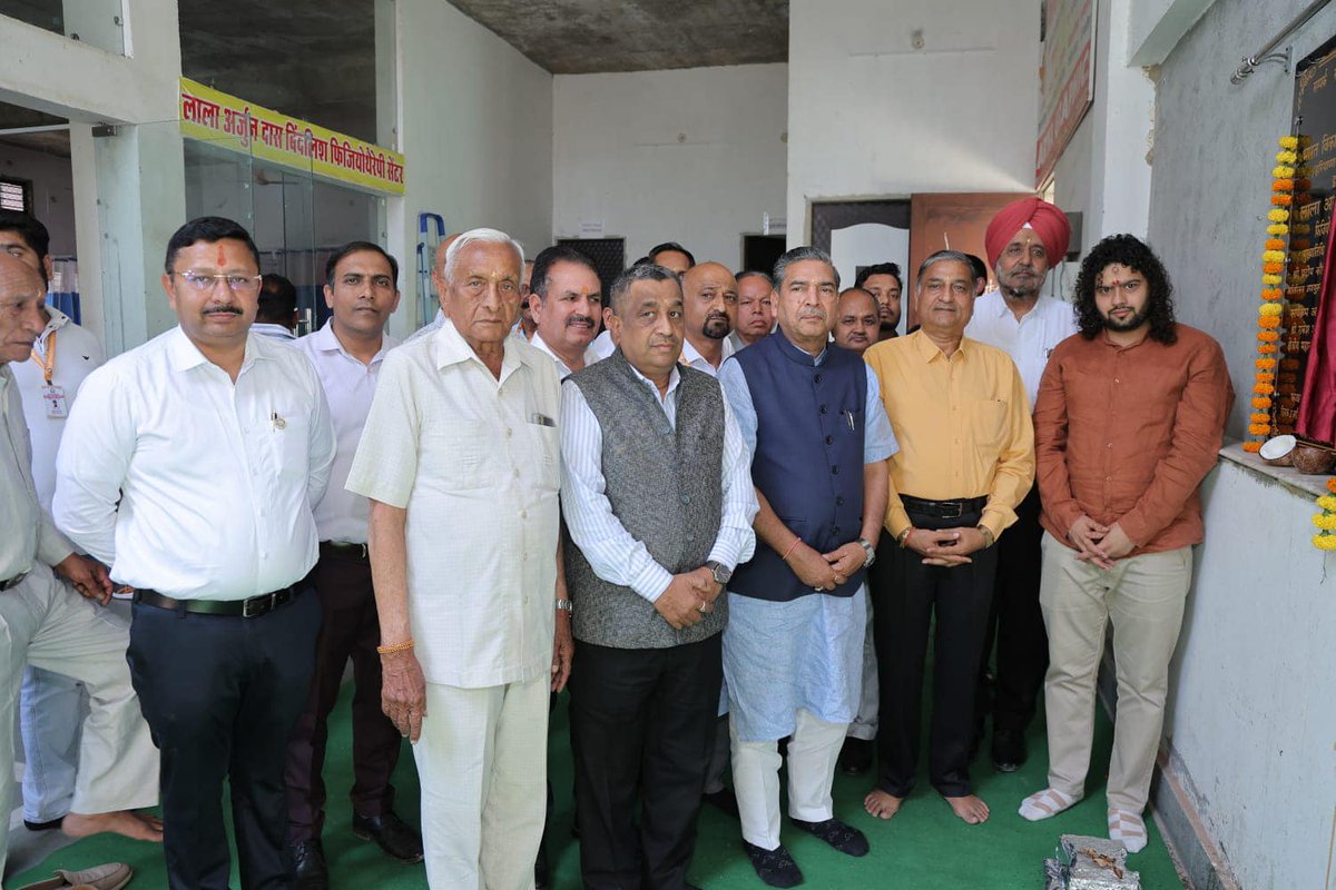 BVPorg's tweet photo. 2 अप्रैल 2026 | भारत विकास परिषद हरियाणा मध्य प्रांत की सफीदों शाखा में सेवा केंद्र (फ़िजियोथारेपी सेंटर ) का लोकार्पण समारोह
@PMOIndia
@narendramodi
@AmitShah
@RSSorg
@BVPorg @sureshjainBVP https://t.co/A8MQZTyLpR