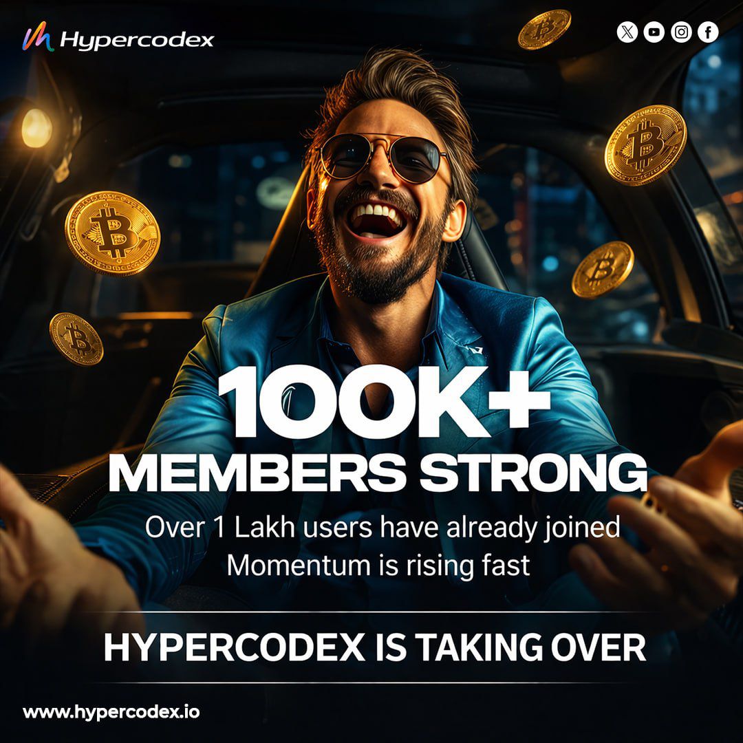 the_hypercodex's tweet image. 100K+ users and growing fast

AI meets Web3 and the movement is getting stronger every day 
Real people real growth real momentum

No waiting just action
No noise just results

Be part of what’s already happening 
hypercodex.io

#Hypercodex #Web3 #AI #CryptoIndia