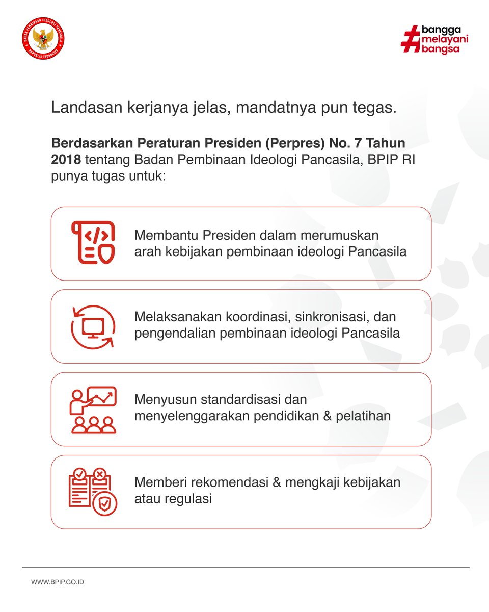 Badan Pembinaan Ideologi Pancasila tweet media