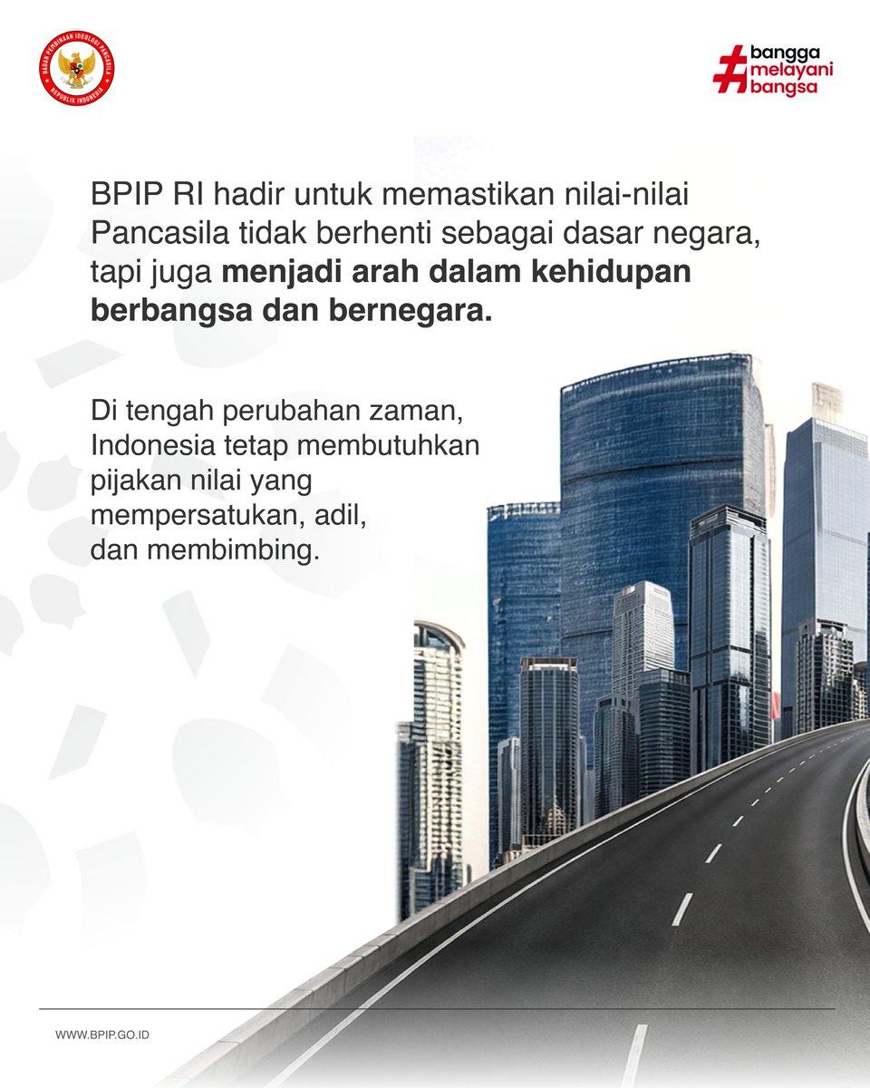 Badan Pembinaan Ideologi Pancasila tweet media