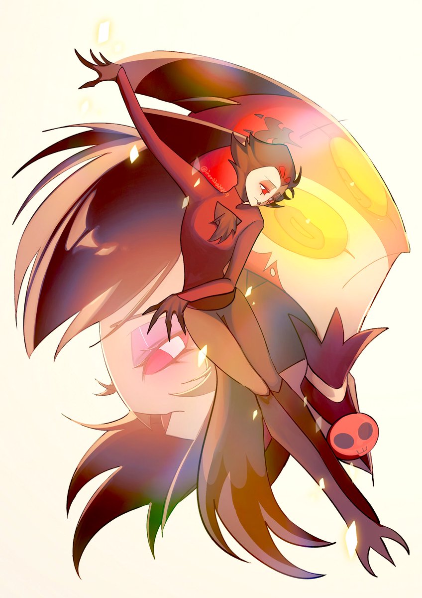 iroriiro20247's tweet image. I live to shine. #Stolas #Blitzø #Octavia