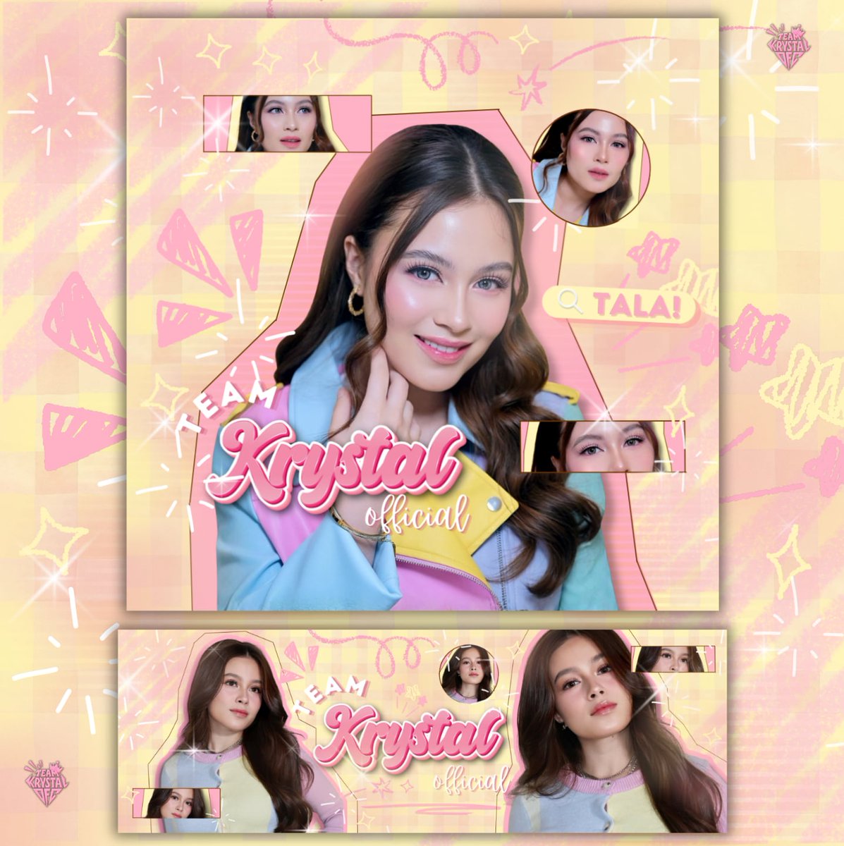Team Krystal Official embraces a new chapter 🤍

From our roots in pink and our recent rebrand into black and pink, we now step forward with a vibrant harmony of yellow and pink—where warmth meets loyalty, and our identity becomes even more recognizable. 💛🌸

Yellow takes the