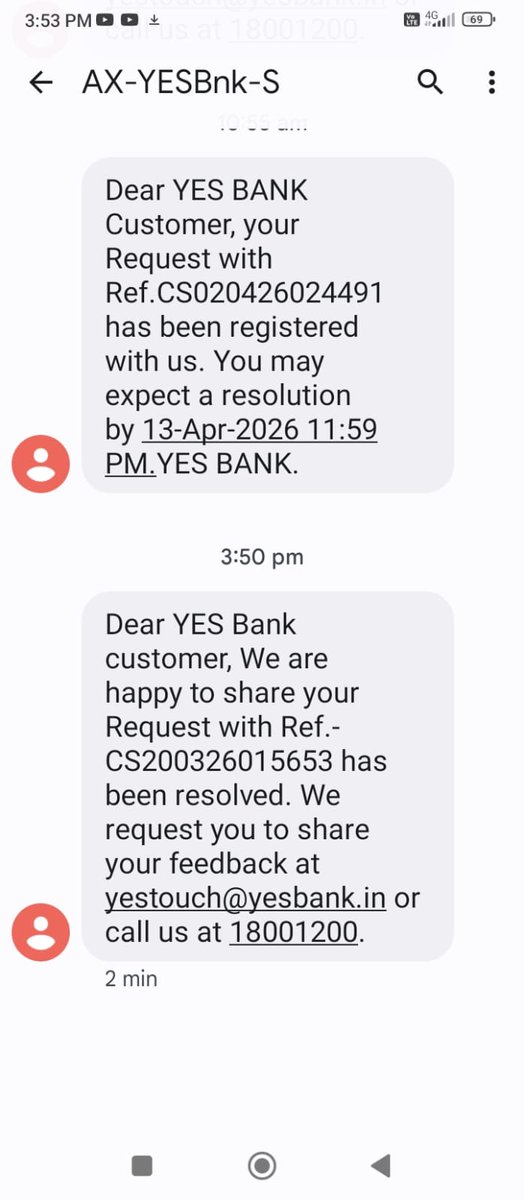 Harassment26352's tweet photo. @YESBANK @RBI I am receiving too many reminder messages and it has become extremely stressful for me. This has now become a daily issue, and I am genuinely unable to handle it anymore. Due to these constant messages and calls, I am not even able to focus on my work. https://t.co/cLtyF76Bdq