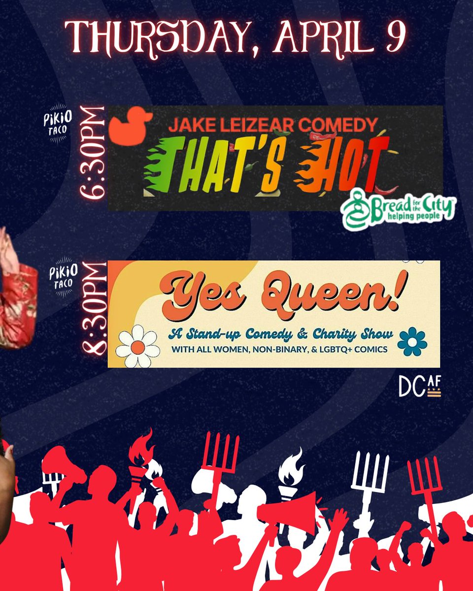 BadMedicineDC's tweet image. The Woke Mob Comedy Festival celebrates everything that makes this region the best. Check out the full festival schedule here: justkiddingcomedy.org/wokemobcomedyf… #comedyfestival