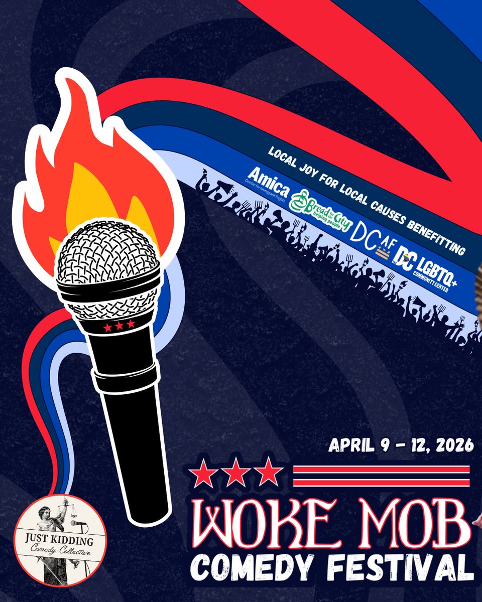 BadMedicineDC's tweet image. The Woke Mob Comedy Festival celebrates everything that makes this region the best. Check out the full festival schedule here: justkiddingcomedy.org/wokemobcomedyf… #comedyfestival