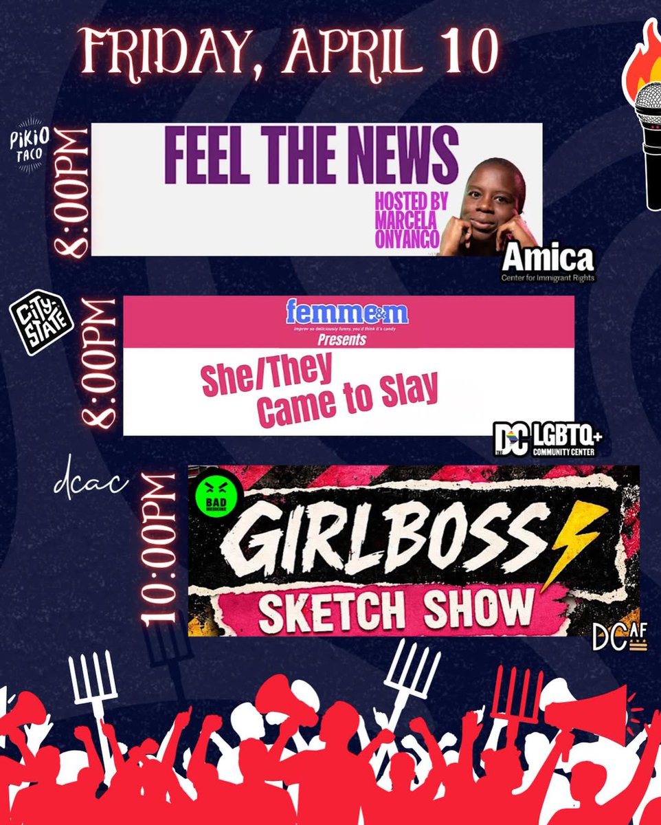 BadMedicineDC's tweet image. The Woke Mob Comedy Festival celebrates everything that makes this region the best. Check out the full festival schedule here: justkiddingcomedy.org/wokemobcomedyf… #comedyfestival