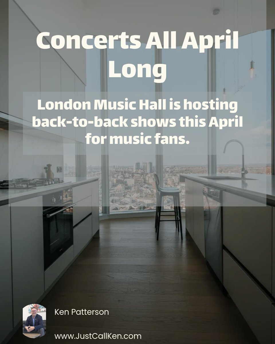 SoldWithKen's tweet photo. London Music Hall is serving up back-to-back concerts with rock, indie, and tribute acts this April. 🎸 If you could book any artist for London, who would it be? https://t.co/vuD6I8O3ey
