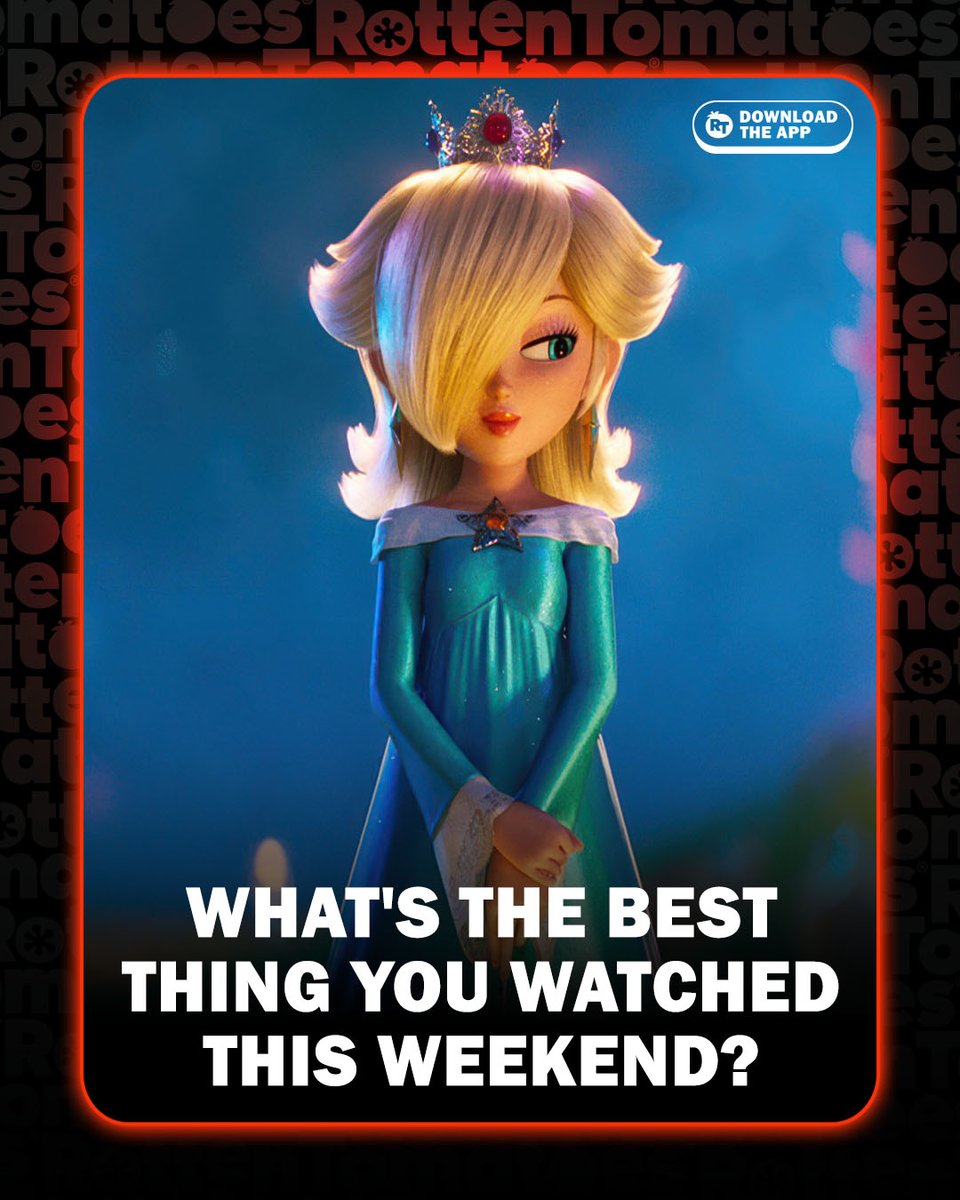 RottenTomatoes's tweet photo. What TV show or movie did you watch this weekend? https://t.co/EF0B7LPZ9o