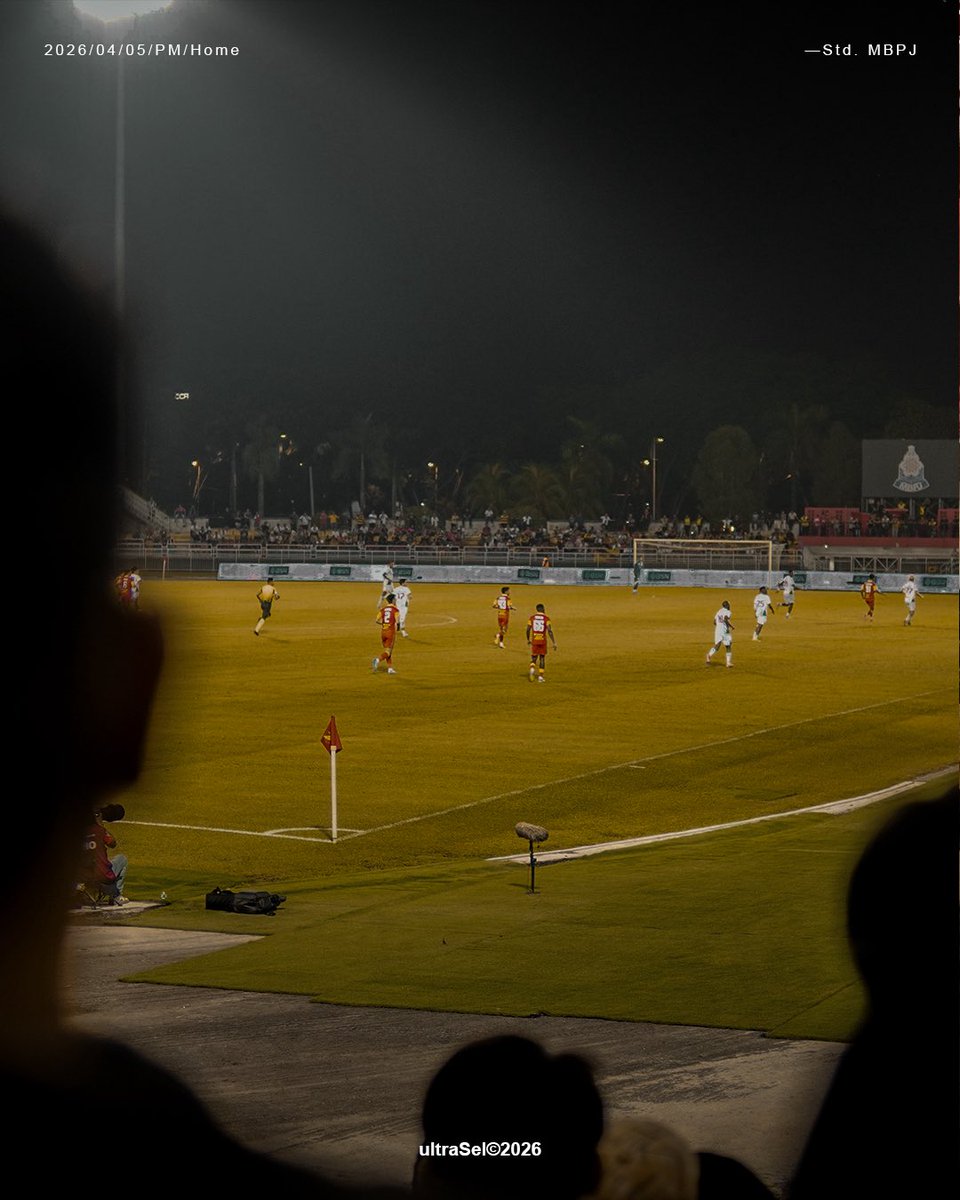 Baki 90 minit di Kuching, is gonna be a hard one. Selangor No Surrender

Sebelum tu kita penuhkan Std MBPJ, LS22, Sabtu 11 April 2026 mari !

#MentalitiJuara
#KembalikanBolasepakKepadaRakyat