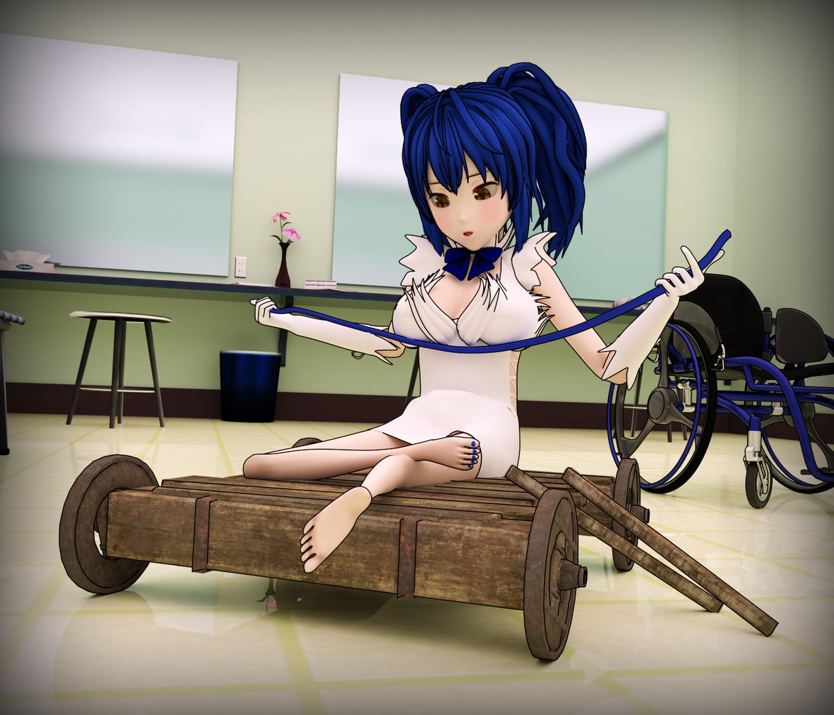 brbnk2k's tweet image. Welcome back @qwaszx05142 , I hope this scenario is to both yours and the public's liking. I  might even make a mini-series out of this if I'm motivated enough to do  so.

#disabled #GHPH #polio #wheelchair #wheelboard #小児麻痺 #車椅子 #ホイールボード