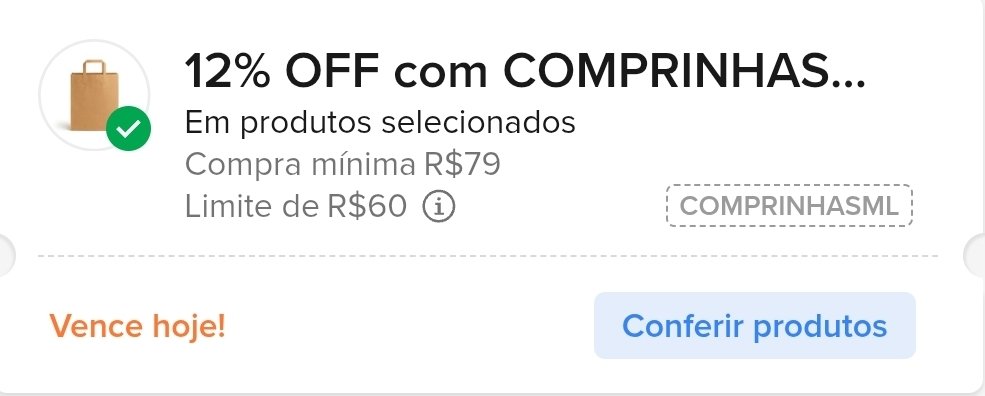 🚨 CUPOM MERCADO LIVRE 💛

🎟️ 12% OFF (até R$60 de desconto)

🏷️ CUPOM: COMPRINHASML

⚠️ Válido por tempo limitado

ATIVE AQUI 👇
🔗 mercadolivre.com/sec/12Q246H

🔥 Quer mais cupons assim?
Entre no canal: t.me/piradosporacha…

#bbb #bbb26