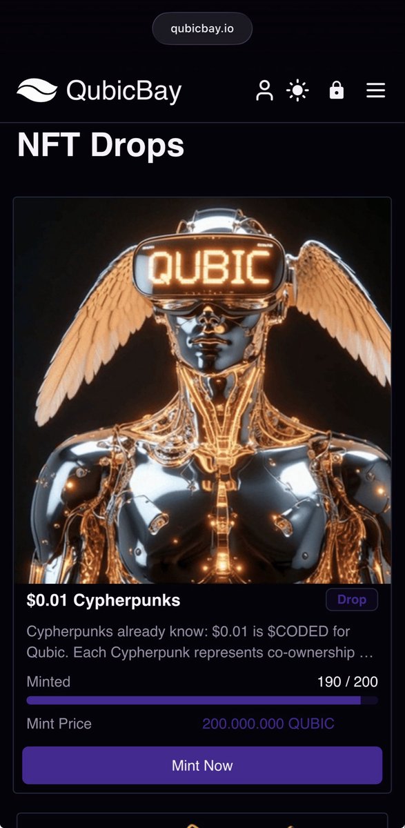 sarwig3's tweet photo. Okay okay $CODED fam…
The last 10 #Cypherpunks of the mint.
This is getting real.
We are the @CodedOnQubic knights
the early warriors of this ecosystem.
Standing here with a group of true visionaries.
Ready for what’s coming.
@Qubic
#WeAreCoded https://t.co/6L896m1M4y