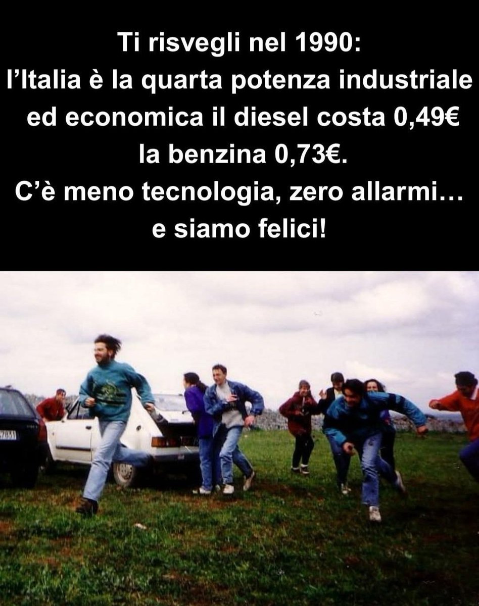 Magari si potesse tornare indietro!