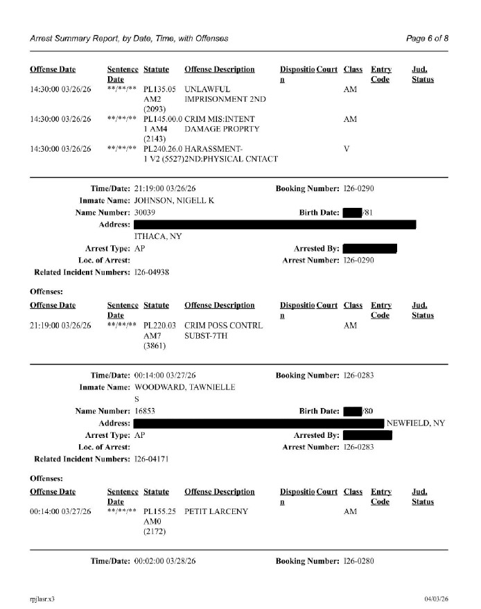Ithaca Police tweet media