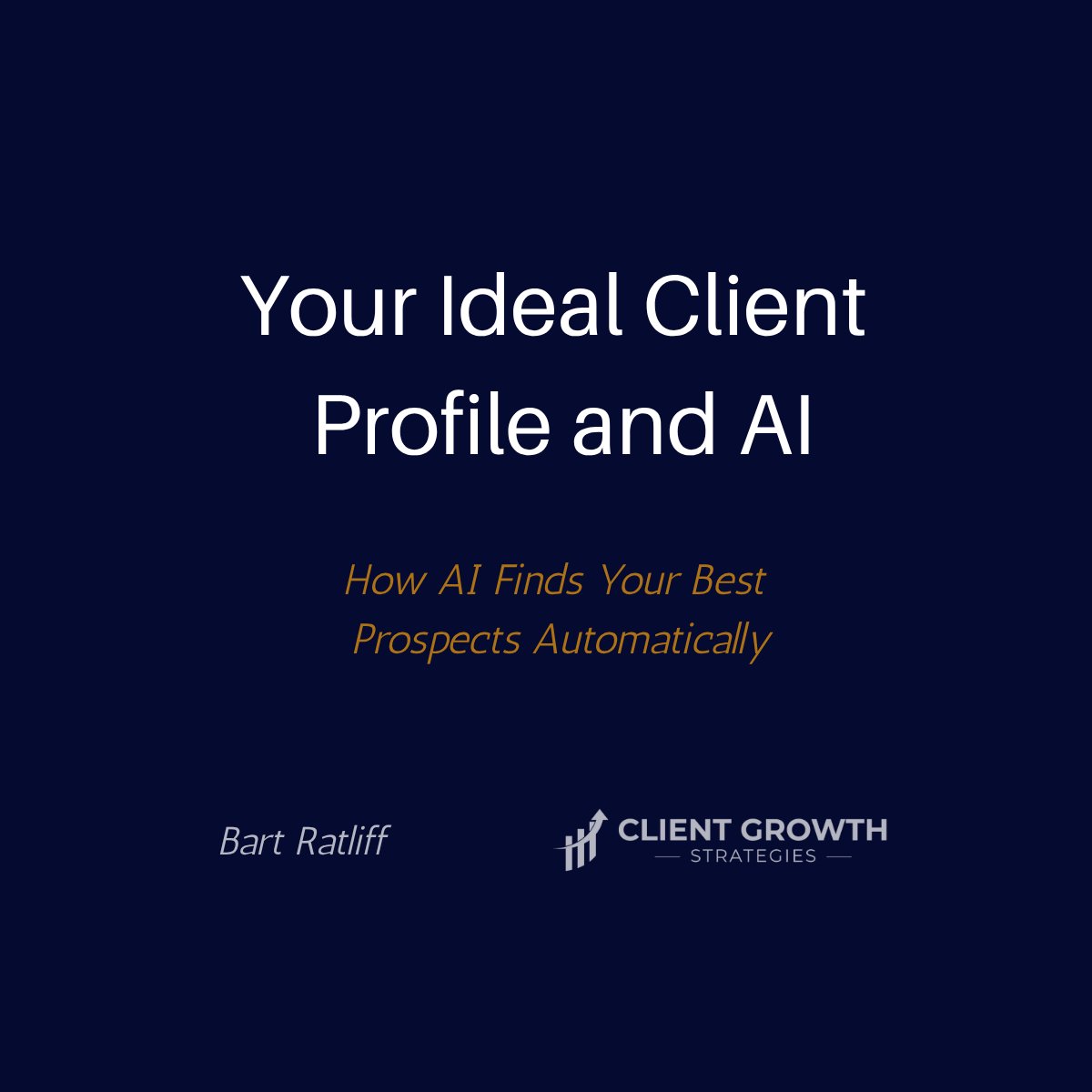 Most businesses are calling the wrong people. Not because they are bad at sales. Because the wrong people are in the pipeline from the start. AI fixes the front end of that problem permanently.

clientgrowthstrategies.com/post/ideal-cli…