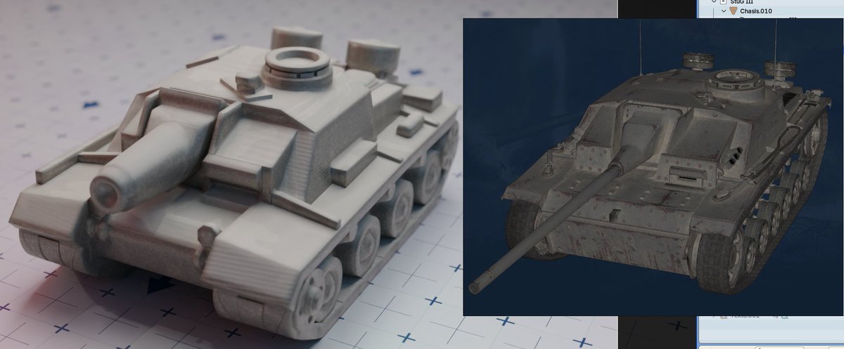 DokZau's tweet photo. The first tank of the 3rd German pack is almost ready; the tanks in the 3rd pack will all be German tank destroyers
All packs are available on Cults3D, check my profile 👀

#3Dprinting - #STL - #miniatures - #ww2 - #cute - #easyprint https://t.co/B1JL5hegbZ