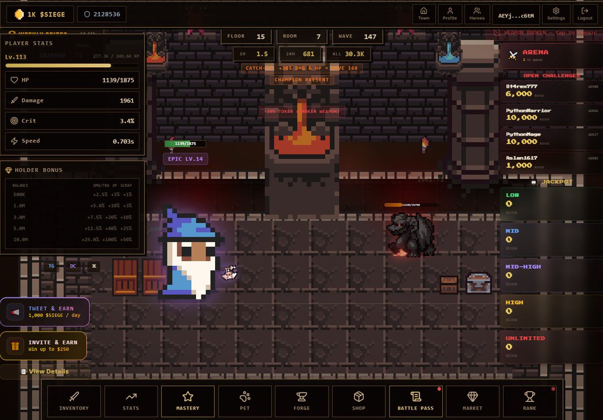 help a newbie out <a href="/solsiege/">Sol Siege | Idle Game | F2P | Play to Earn</a>