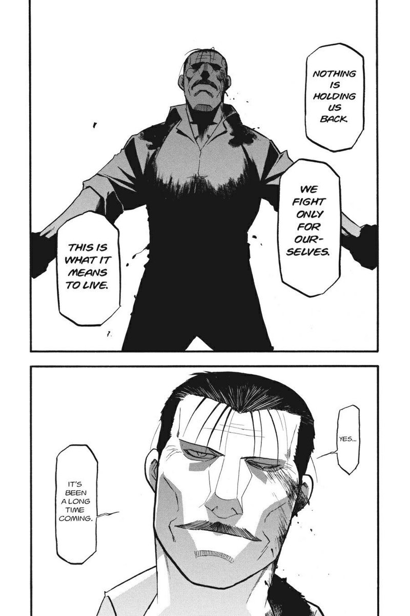 sDbss69's tweet photo. When I first watched the anime and dropped it around episode 40 ish i too thought the same but after I read the manga of full metal Alchemist I was moved
One of the best stories ever
#speshul https://t.co/Fq4BEc1Cca