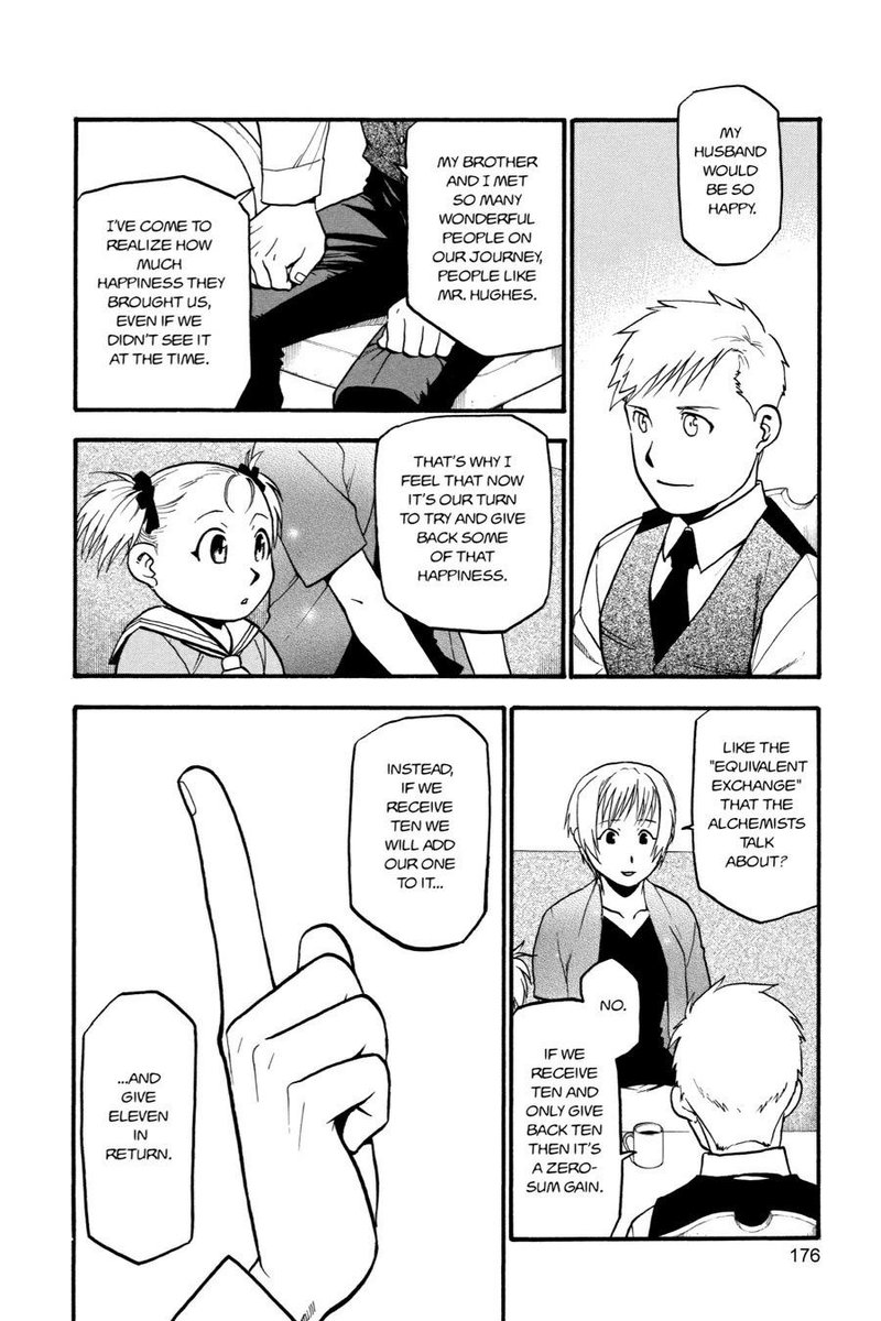 sDbss69's tweet photo. When I first watched the anime and dropped it around episode 40 ish i too thought the same but after I read the manga of full metal Alchemist I was moved
One of the best stories ever
#speshul https://t.co/Fq4BEc1Cca