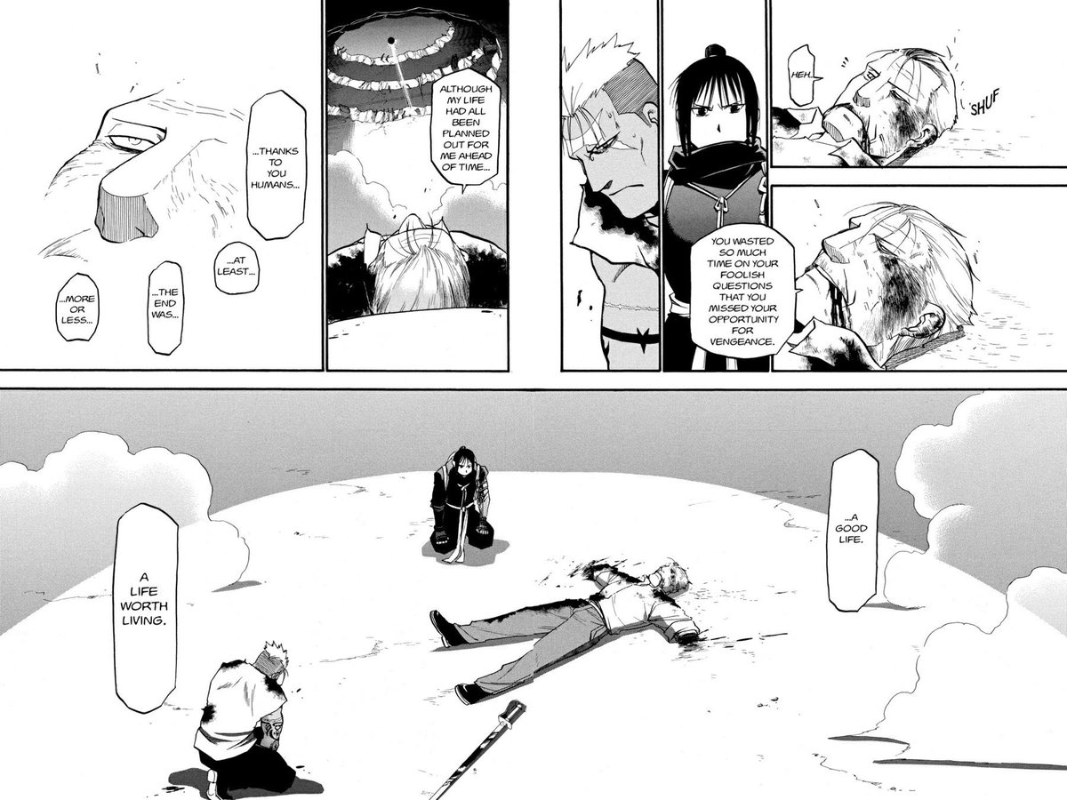 sDbss69's tweet photo. When I first watched the anime and dropped it around episode 40 ish i too thought the same but after I read the manga of full metal Alchemist I was moved
One of the best stories ever
#speshul https://t.co/Fq4BEc1Cca