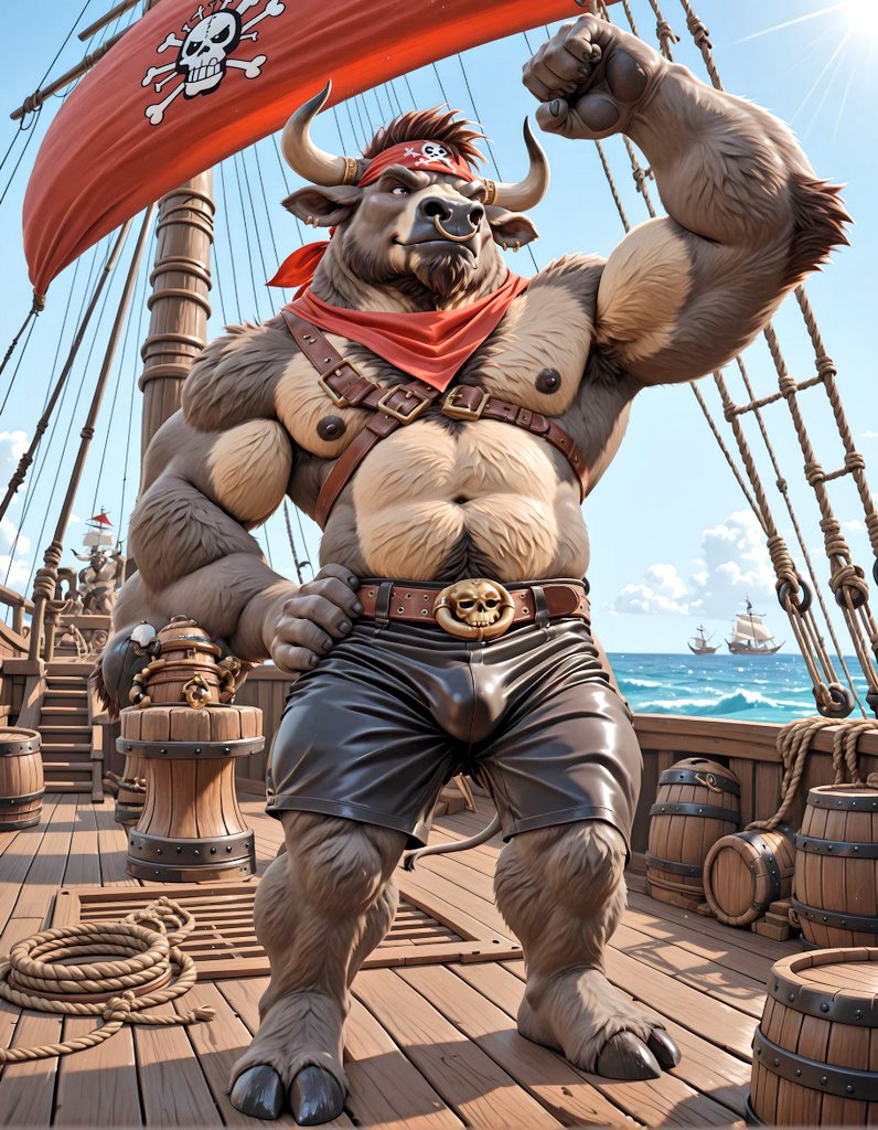 WildAiBears's tweet photo. Grog, the rigger
#ai #aiart #bull #aibull #furryai https://t.co/AjuWATYeDP