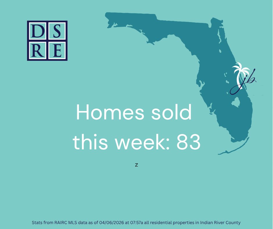 jbailey3's tweet photo. Hope everyone had a great Easter weekend 🐰
Spring is here, the sunshine is back, and the Indian River County real estate market continues to stay active.
Here’s this week’s update 🏡 https://t.co/skeLgZUfHO