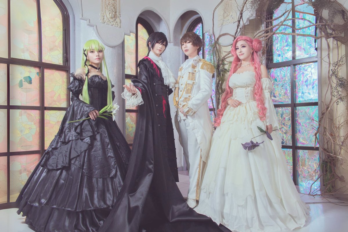 6CandiedRose9's tweet photo. ◆ cosplay ◆

... コードギアス 
　　反逆のルルーシュ ...

C.C.            ＠ShikiAkizuki651
ルルーシュ ＠6CandiedRose9 
スザク　　 @uvorngk_nt69 
ユフィ        @ooooryo 
camera　　@kan2baki 

 #msnokギアス https://t.co/QM0gMIQVn7