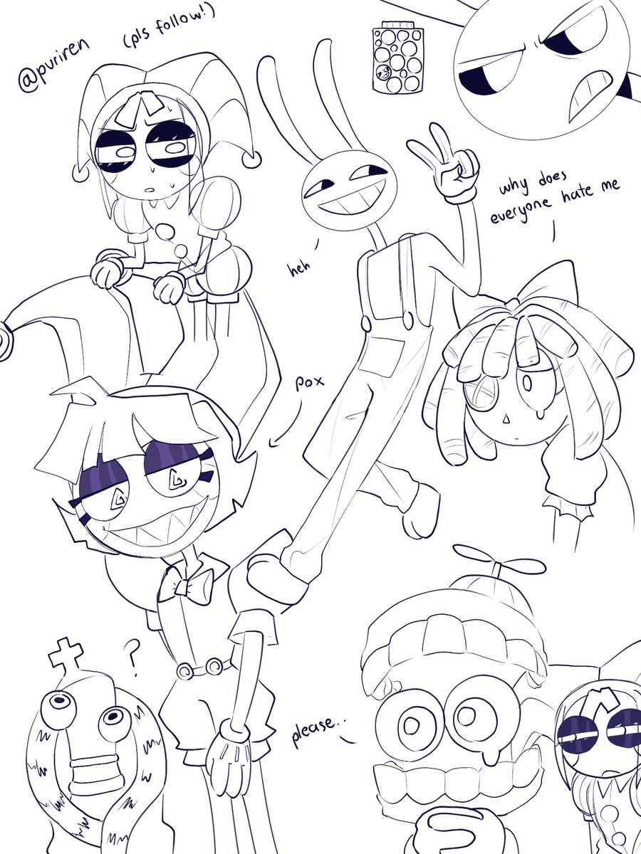 tadc fanart 
#tadc #fanart #jax #pomni #ragatha #doodle